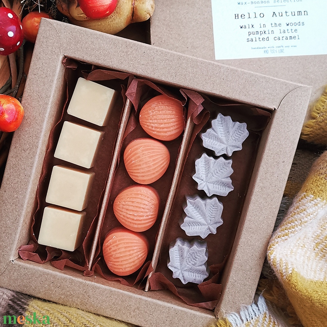 HELLO AUTUMN - illatviasz válogatás - otthon & életmód - gyertya, illat, aroma - illatviasz - Meska.hu