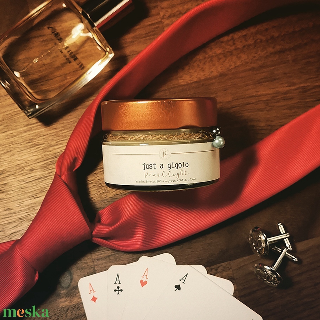 Just a Gigolo 75 ml - otthon & életmód - gyertya, illat, aroma - gyertya - Meska.hu