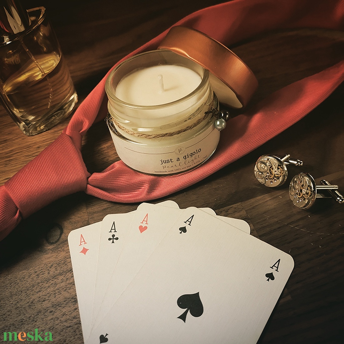 Just a Gigolo 75 ml - otthon & életmód - gyertya, illat, aroma - gyertya - Meska.hu