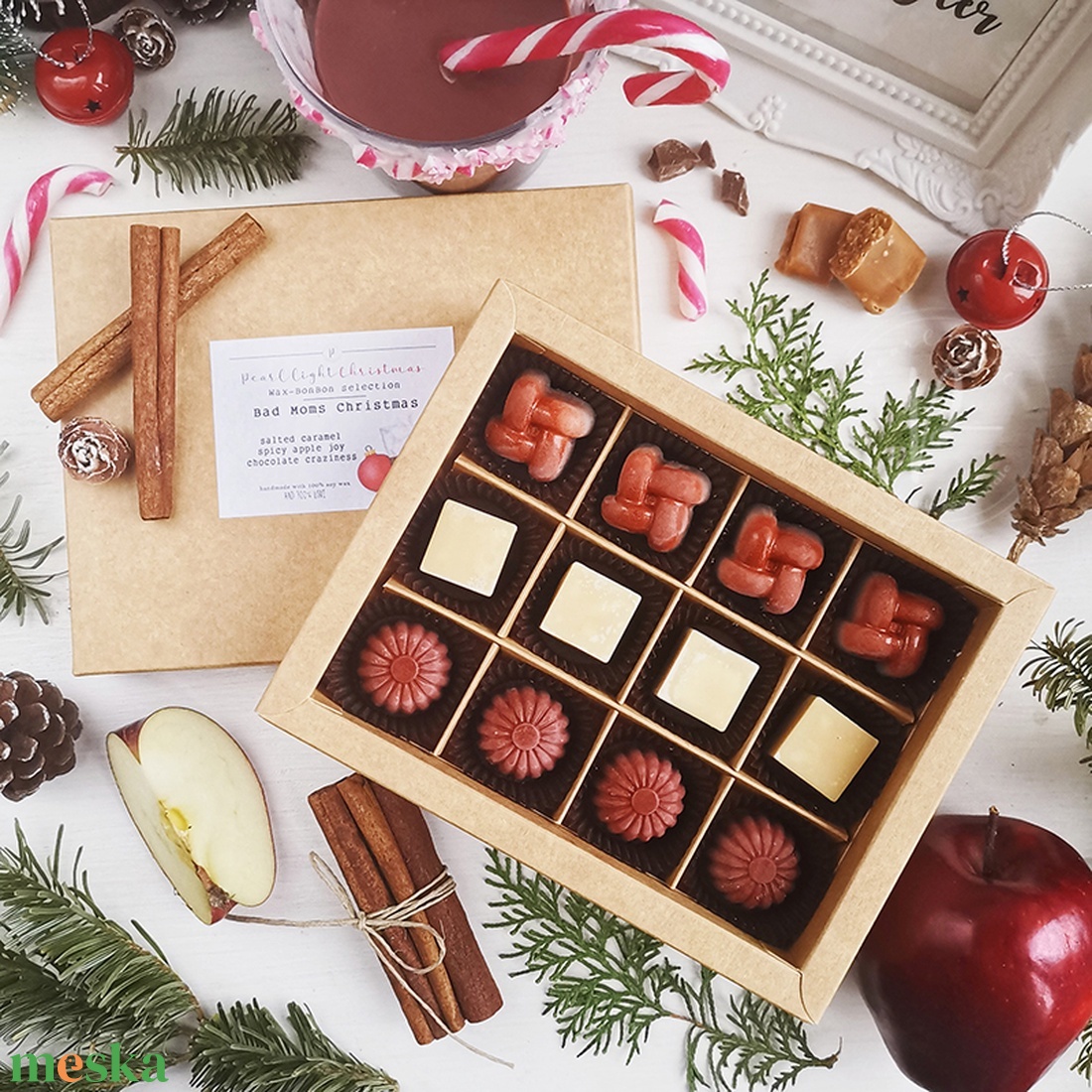 CRAZY ANYÁK KARÁCSONYA - illatviasz válogatás - karácsony - karácsonyi lakásdekoráció - karácsonyi illatgyertya, mécses - Meska.hu