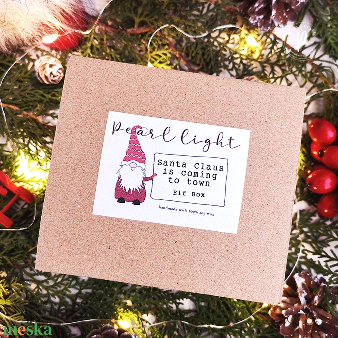 Elf Box III. - ajándékcsomag - karácsony - karácsonyi lakásdekoráció - karácsonyi manók, figurák - Meska.hu