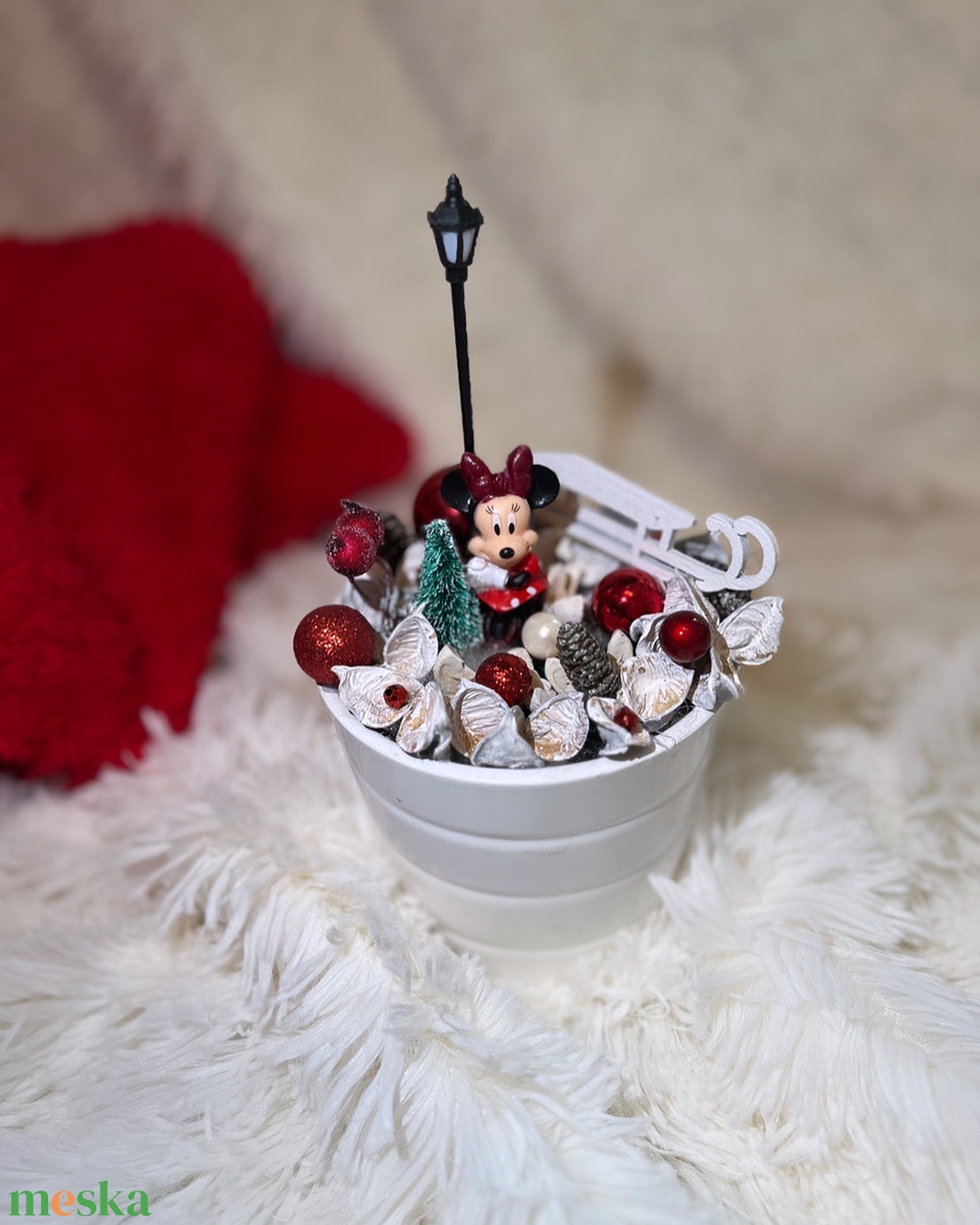 minnie egér. Karácsonyi asztaldísz - karácsony - adventi díszek - adventi koszorú - Meska.hu minnie egér. Karácsonyi asztaldísz - karácsony - adventi díszek - adventi koszorú - Meska.hu