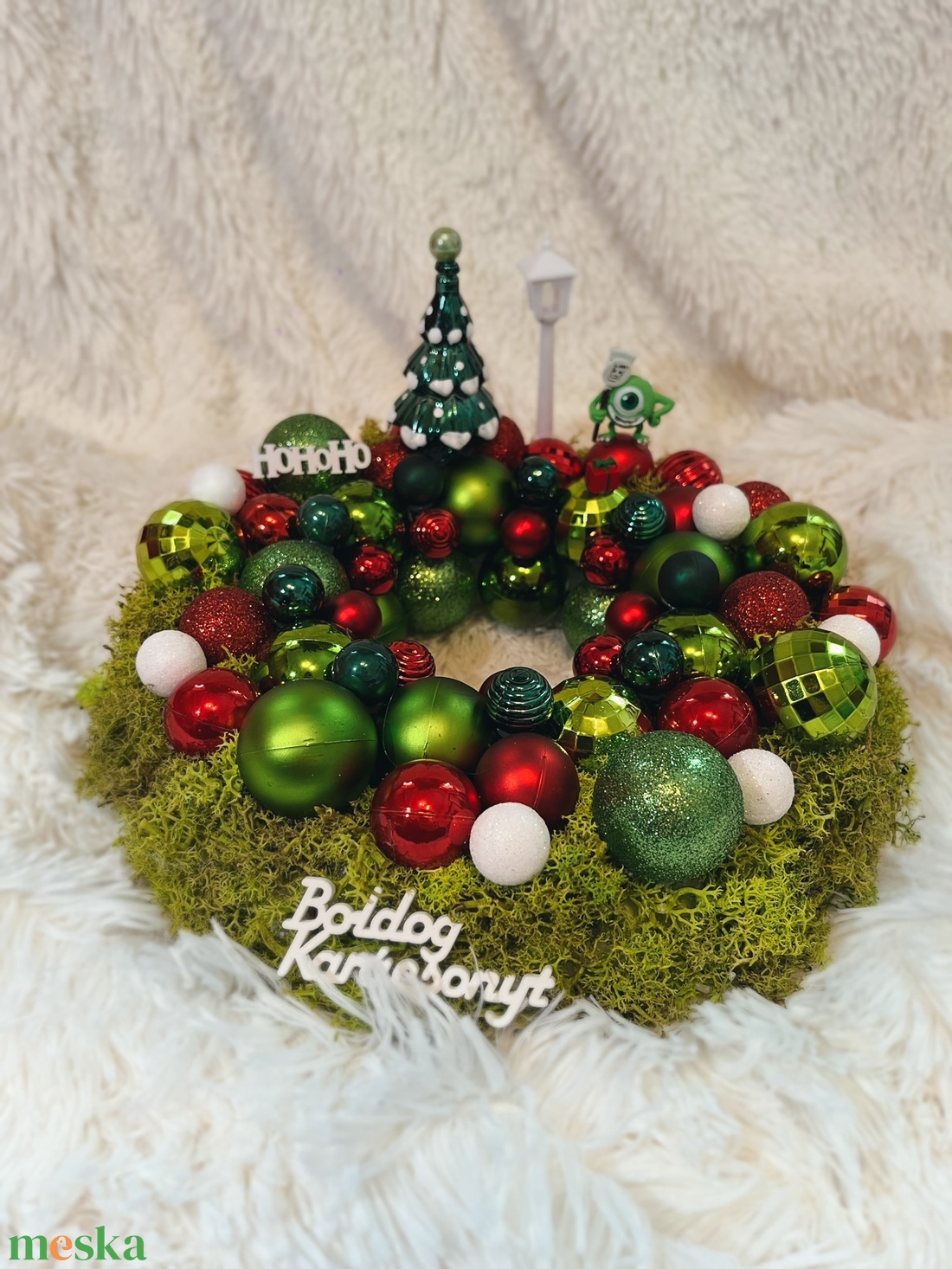 Szörny Rt, . koszorú - karácsony - adventi díszek - adventi koszorú - Meska.hu Szörny Rt, . koszorú - karácsony - adventi díszek - adventi koszorú - Meska.hu