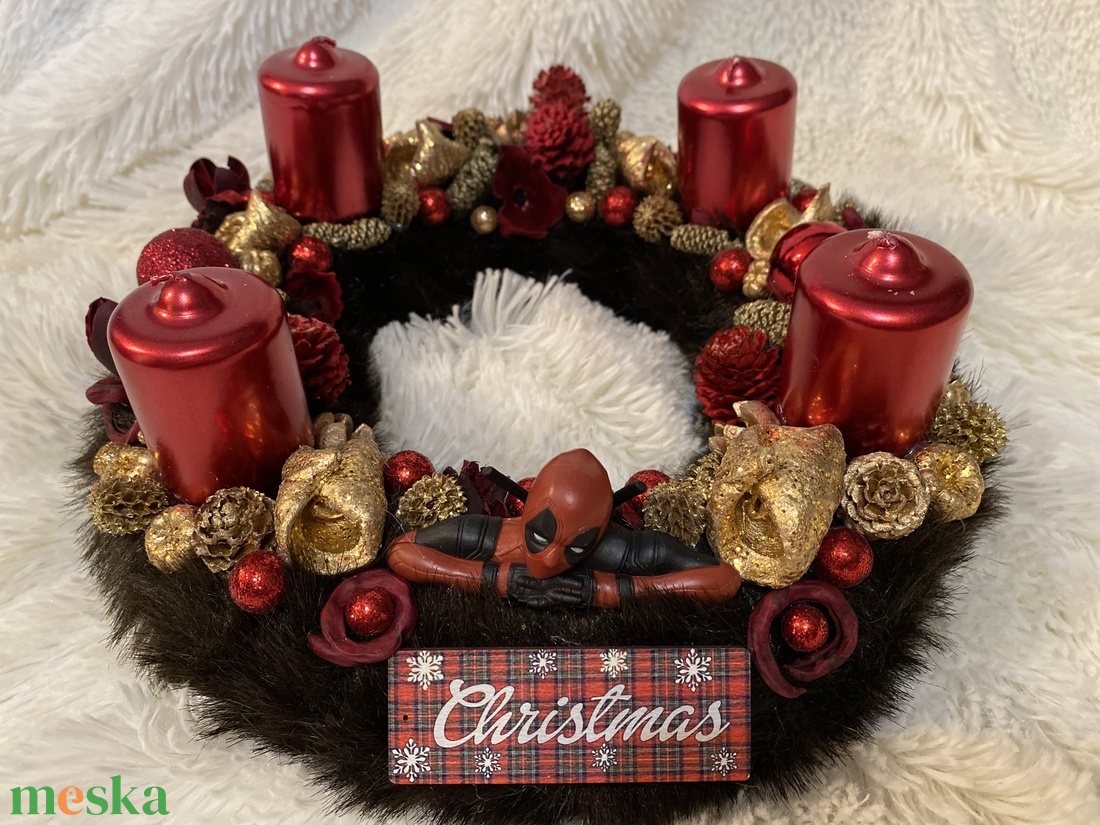 Deadpool. Advent koszorú - karácsony - adventi díszek - adventi koszorú - Meska.hu Deadpool. Advent koszorú - karácsony - adventi díszek - adventi koszorú - Meska.hu