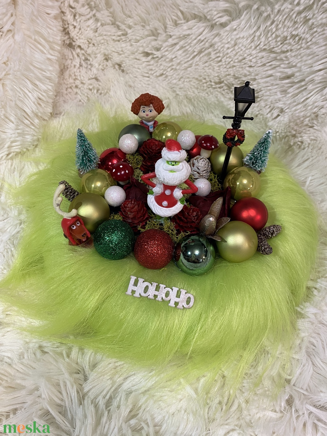 Grincs. Karácsonyi koszorú, - karácsony - adventi díszek - adventi koszorú - Meska.hu Grincs. Karácsonyi koszorú, - karácsony - adventi díszek - adventi koszorú - Meska.hu