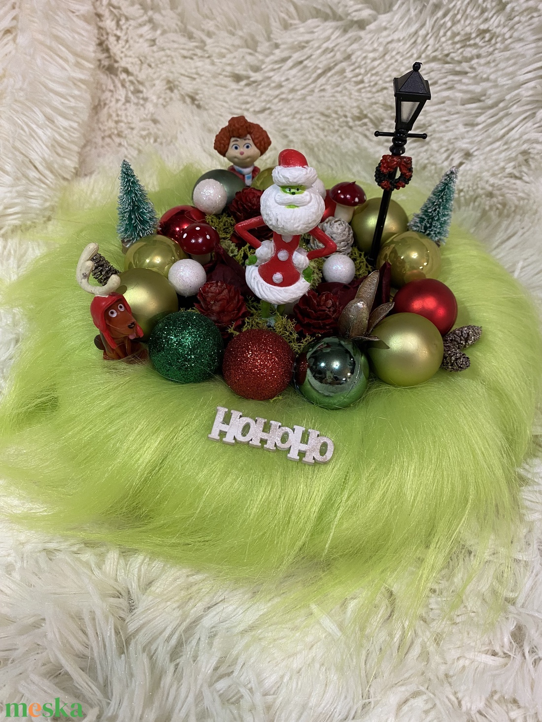 Grincs. Karácsonyi koszorú, - karácsony - adventi díszek - adventi koszorú - Meska.hu Grincs. Karácsonyi koszorú, - karácsony - adventi díszek - adventi koszorú - Meska.hu