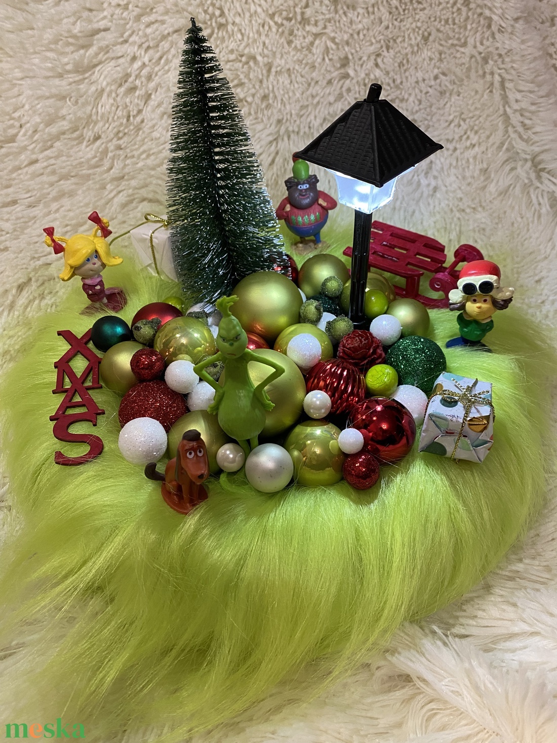 Grincs Karácsonyi koszorú - karácsony - adventi díszek - adventi koszorú - Meska.hu Grincs Karácsonyi koszorú - karácsony - adventi díszek - adventi koszorú - Meska.hu