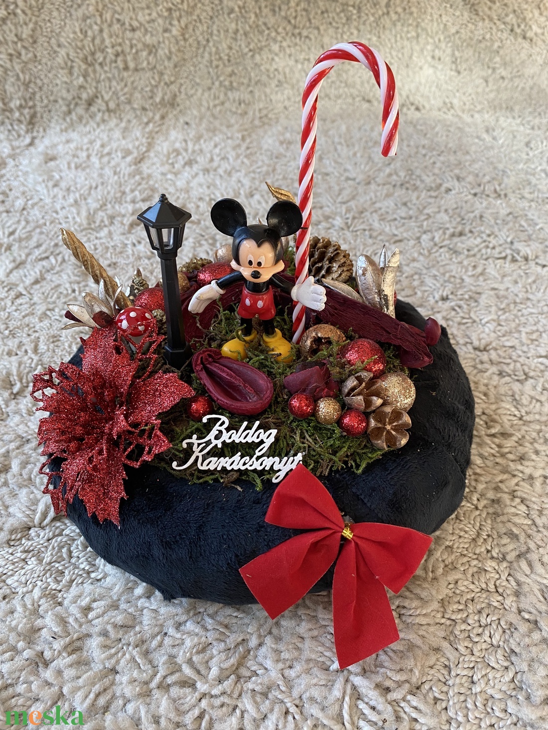 Disney Mickey Egér karácsonyi asztal disz - karácsony - karácsonyi lakásdekoráció - karácsonyfadíszek - Meska.hu Disney Mickey Egér karácsonyi asztal disz - karácsony - karácsonyi lakásdekoráció - karácsonyfadíszek - Meska.hu