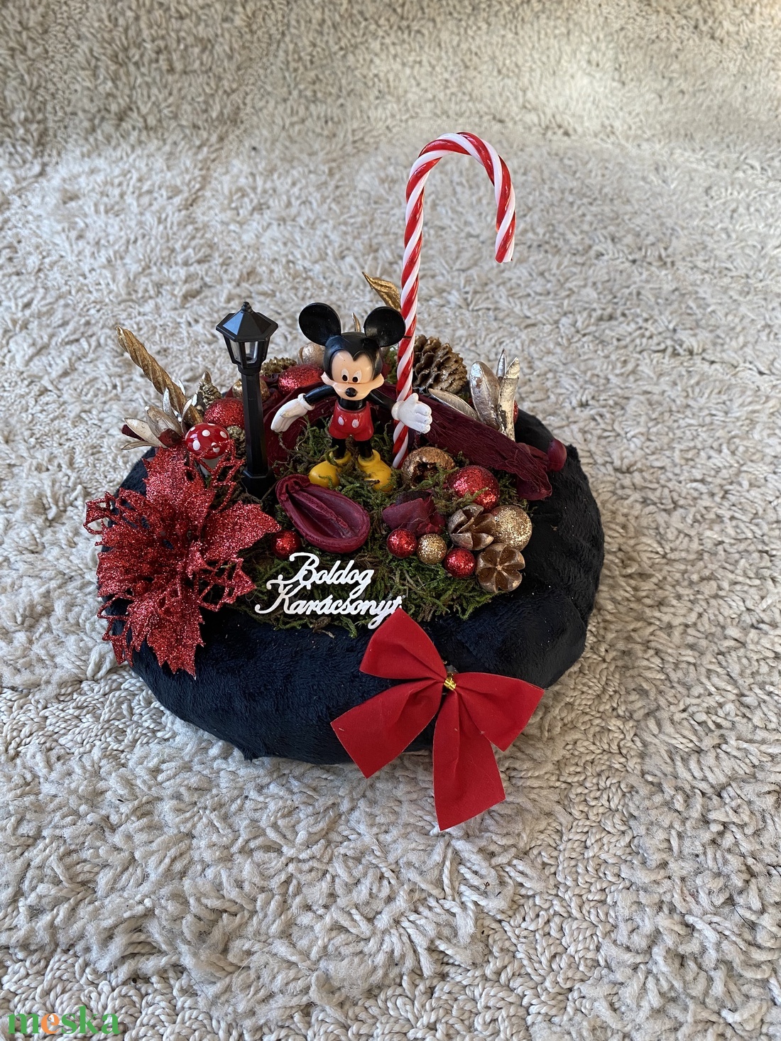 Disney Mickey Egér karácsonyi asztal disz - karácsony - karácsonyi lakásdekoráció - karácsonyfadíszek - Meska.hu Disney Mickey Egér karácsonyi asztal disz - karácsony - karácsonyi lakásdekoráció - karácsonyfadíszek - Meska.hu