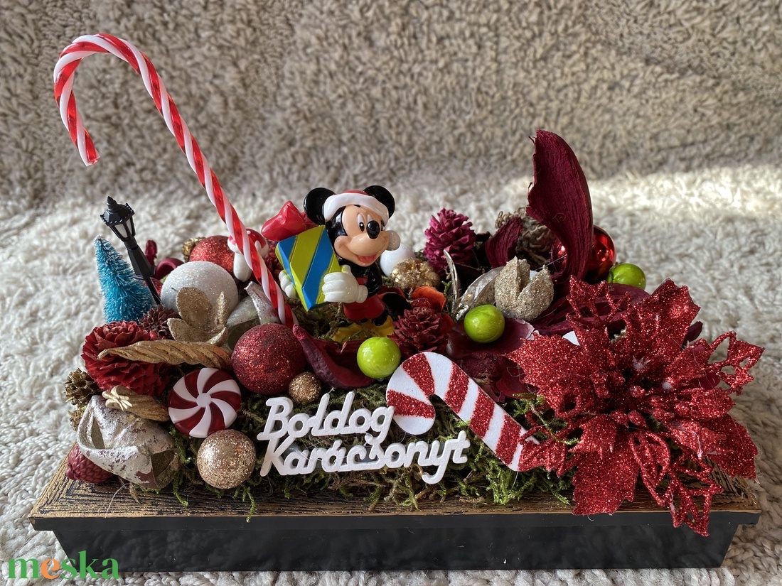 Disney Mickey Egér karácsonyi asztal disz - karácsony - karácsonyi lakásdekoráció - karácsonyfadíszek - Meska.hu Disney Mickey Egér karácsonyi asztal disz - karácsony - karácsonyi lakásdekoráció - karácsonyfadíszek - Meska.hu