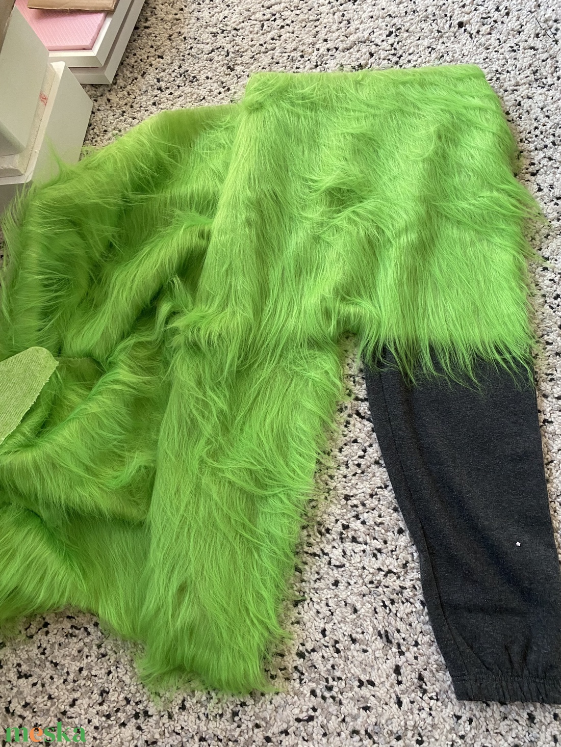 grincs alaphoz mű szőrme  - diy (csináld magad) - egységcsomag - Meska.hu