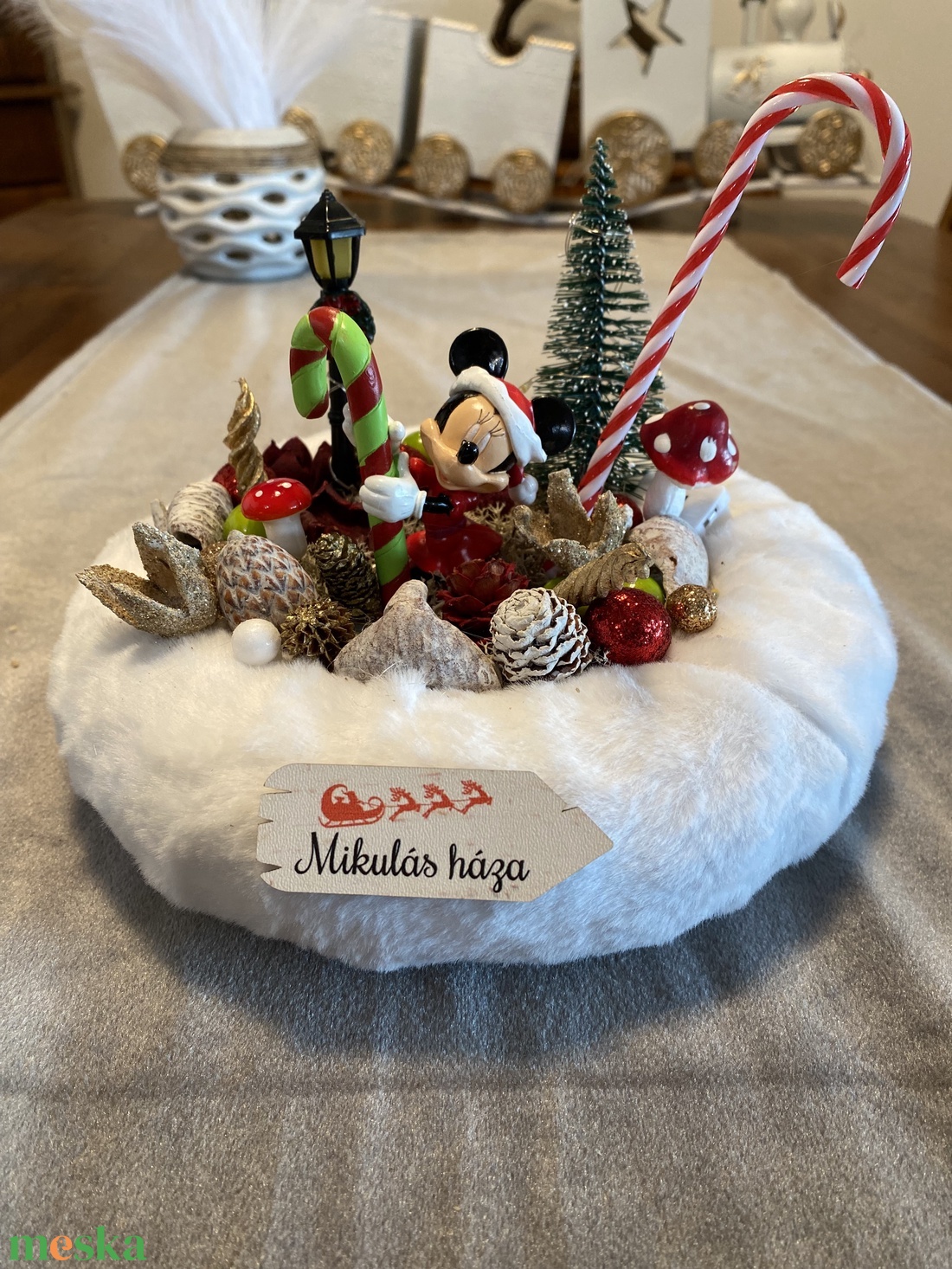 Disney Minnie Egér karácsonyi asztal disz - karácsony - karácsonyi lakásdekoráció - karácsonyfadíszek - Meska.hu Disney Minnie Egér karácsonyi asztal disz - karácsony - karácsonyi lakásdekoráció - karácsonyfadíszek - Meska.hu