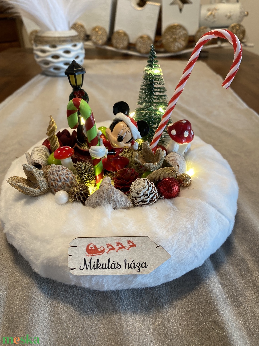 Disney Minnie Egér karácsonyi asztal disz - karácsony - karácsonyi lakásdekoráció - karácsonyfadíszek - Meska.hu Disney Minnie Egér karácsonyi asztal disz - karácsony - karácsonyi lakásdekoráció - karácsonyfadíszek - Meska.hu