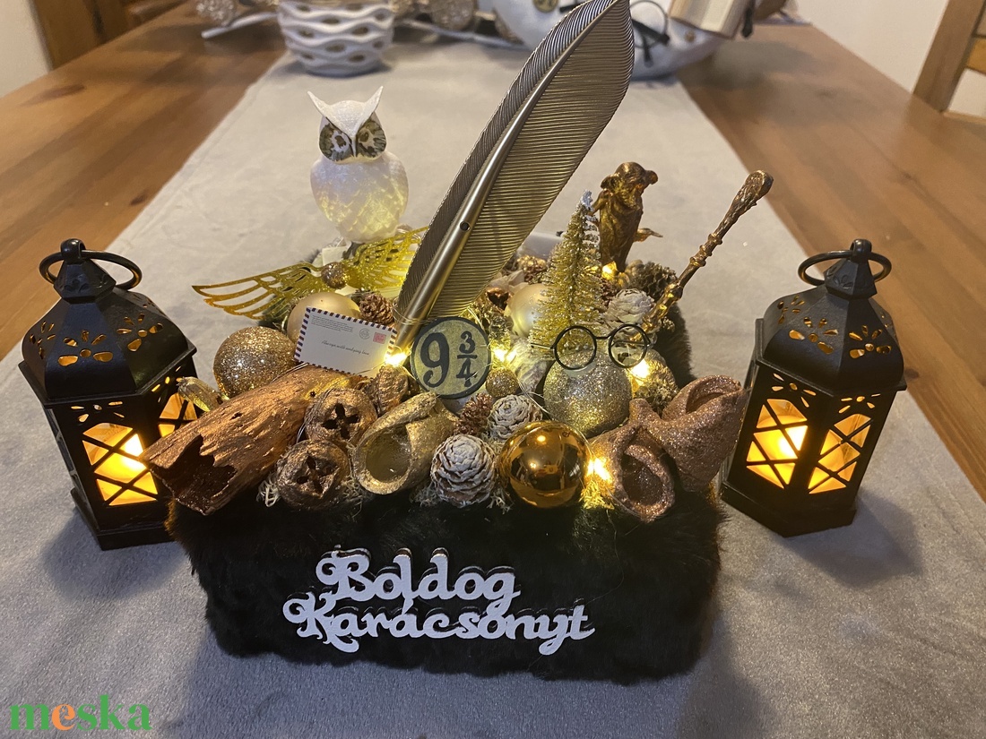 Harry Potter karácsonyi asztal disz - karácsony - karácsonyi lakásdekoráció - karácsonyfadíszek - Meska.hu Harry Potter karácsonyi asztal disz - karácsony - karácsonyi lakásdekoráció - karácsonyfadíszek - Meska.hu