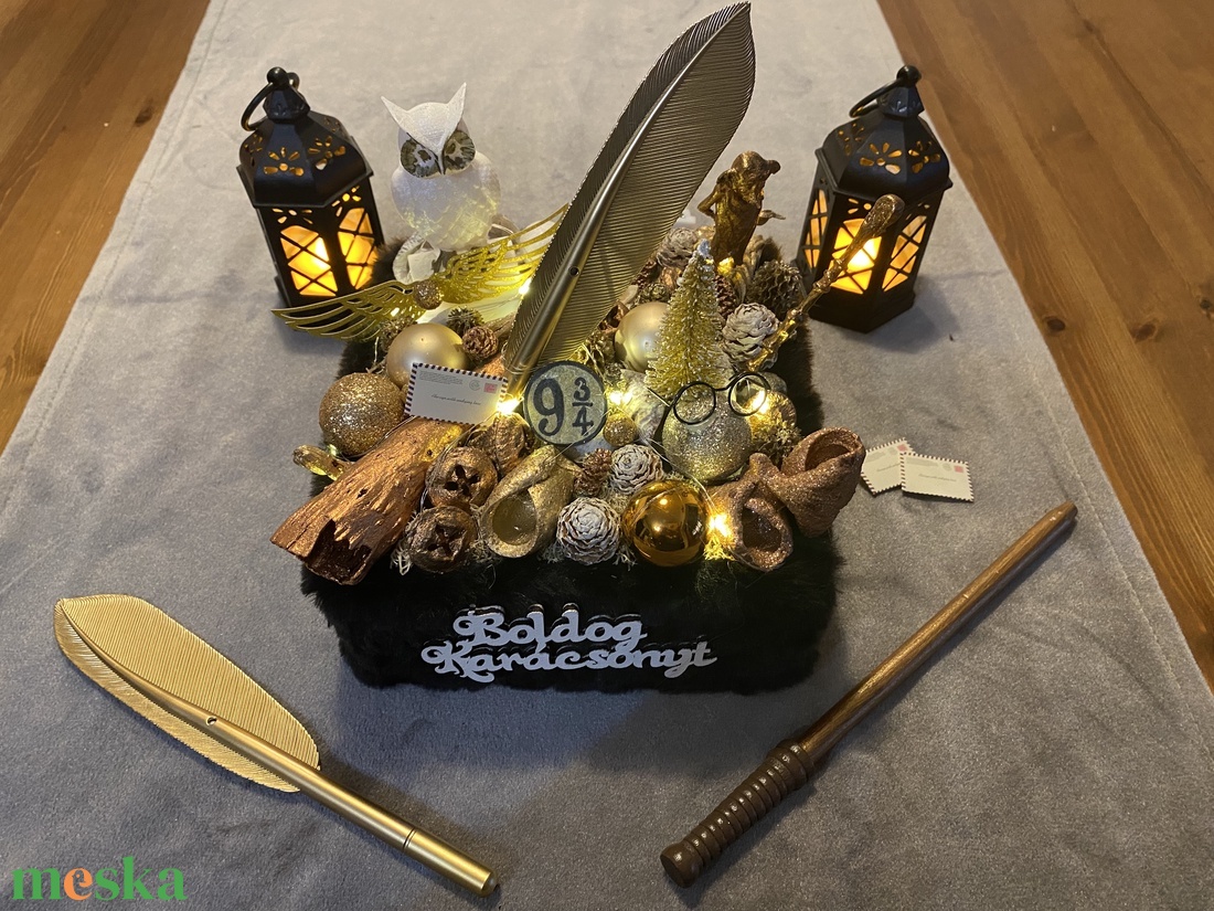 Harry Potter karácsonyi asztal disz - karácsony - karácsonyi lakásdekoráció - karácsonyfadíszek - Meska.hu Harry Potter karácsonyi asztal disz - karácsony - karácsonyi lakásdekoráció - karácsonyfadíszek - Meska.hu