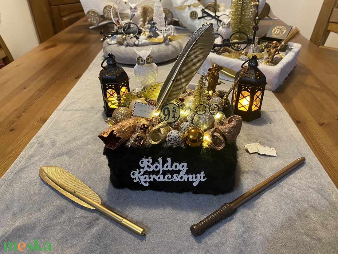 Harry Potter karácsonyi asztal disz - karácsony - karácsonyi lakásdekoráció - karácsonyfadíszek - Meska.hu Harry Potter karácsonyi asztal disz - karácsony - karácsonyi lakásdekoráció - karácsonyfadíszek - Meska.hu