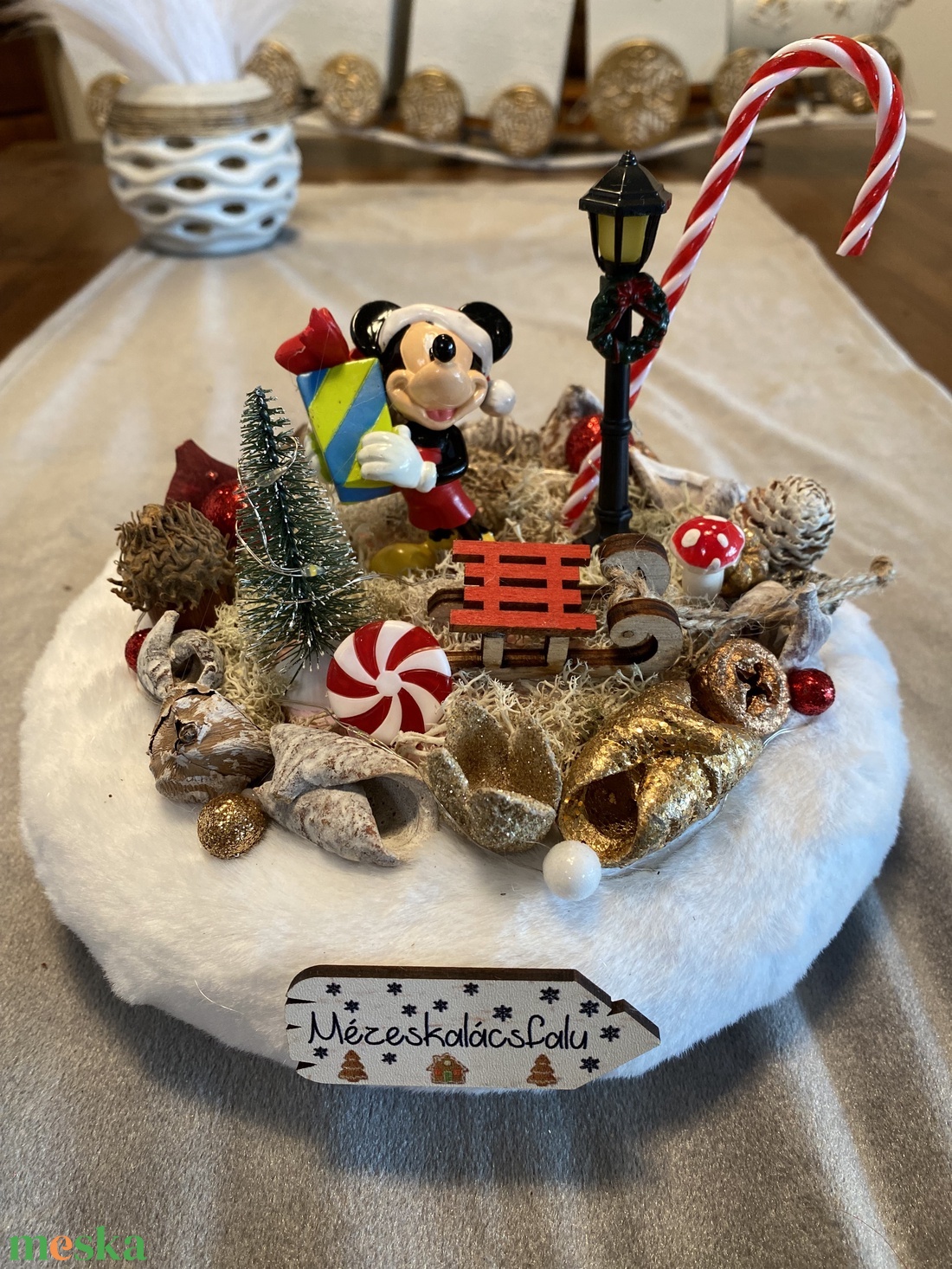 Disney Mickey Egér karácsonyi asztal disz - karácsony - karácsonyi lakásdekoráció - karácsonyfadíszek - Meska.hu Disney Mickey Egér karácsonyi asztal disz - karácsony - karácsonyi lakásdekoráció - karácsonyfadíszek - Meska.hu