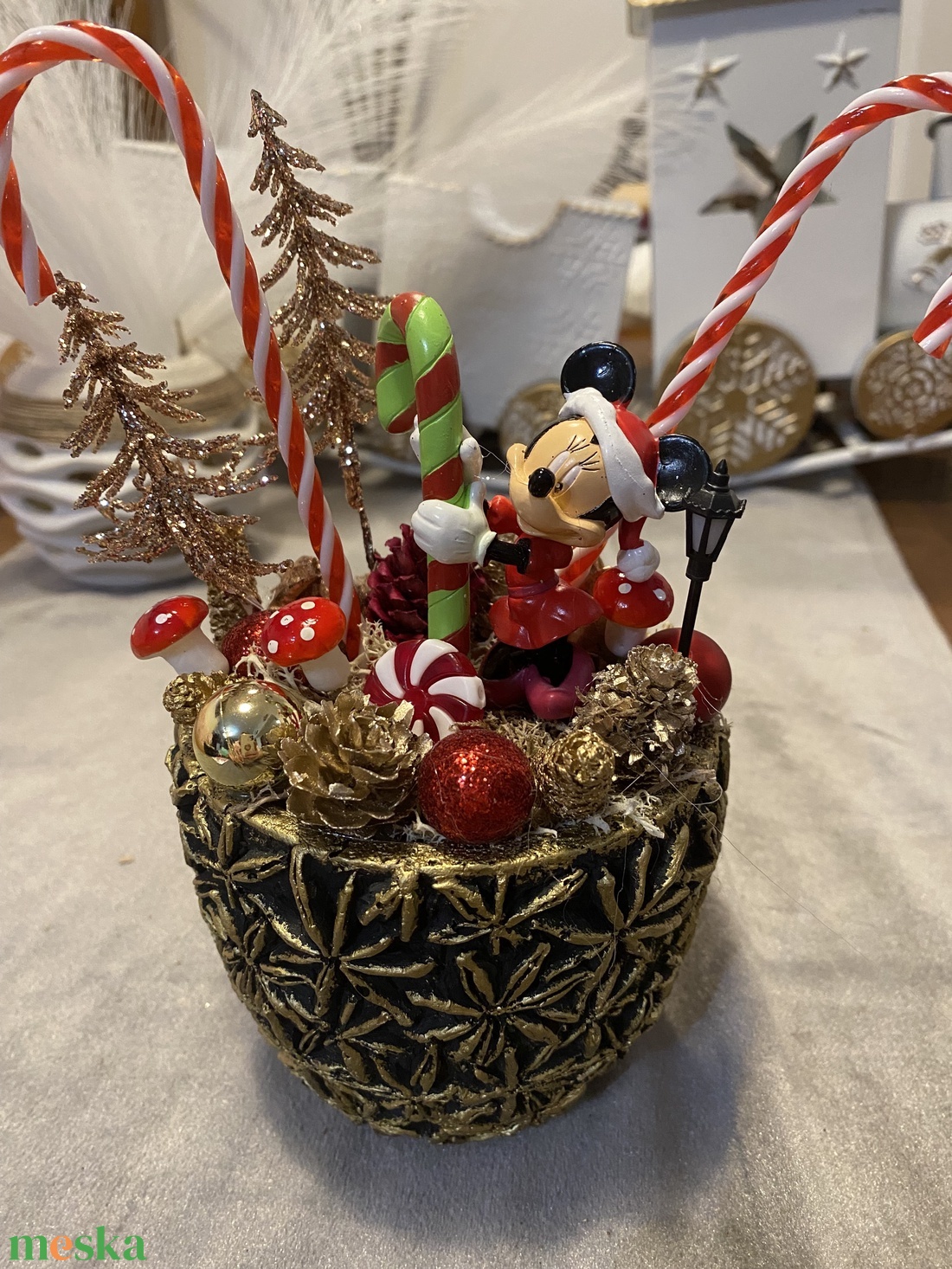 Disney Minnie karácsonyi asztal disz - karácsony - karácsonyi lakásdekoráció - karácsonyfadíszek - Meska.hu Disney Minnie karácsonyi asztal disz - karácsony - karácsonyi lakásdekoráció - karácsonyfadíszek - Meska.hu