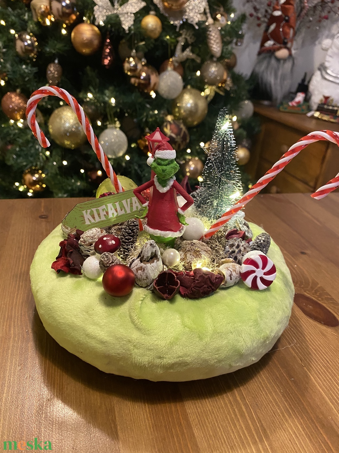 Grincs karácsonyi asztal disz - karácsony - adventi díszek - adventi asztaldísz - Meska.hu Grincs karácsonyi asztal disz - karácsony - adventi díszek - adventi asztaldísz - Meska.hu
