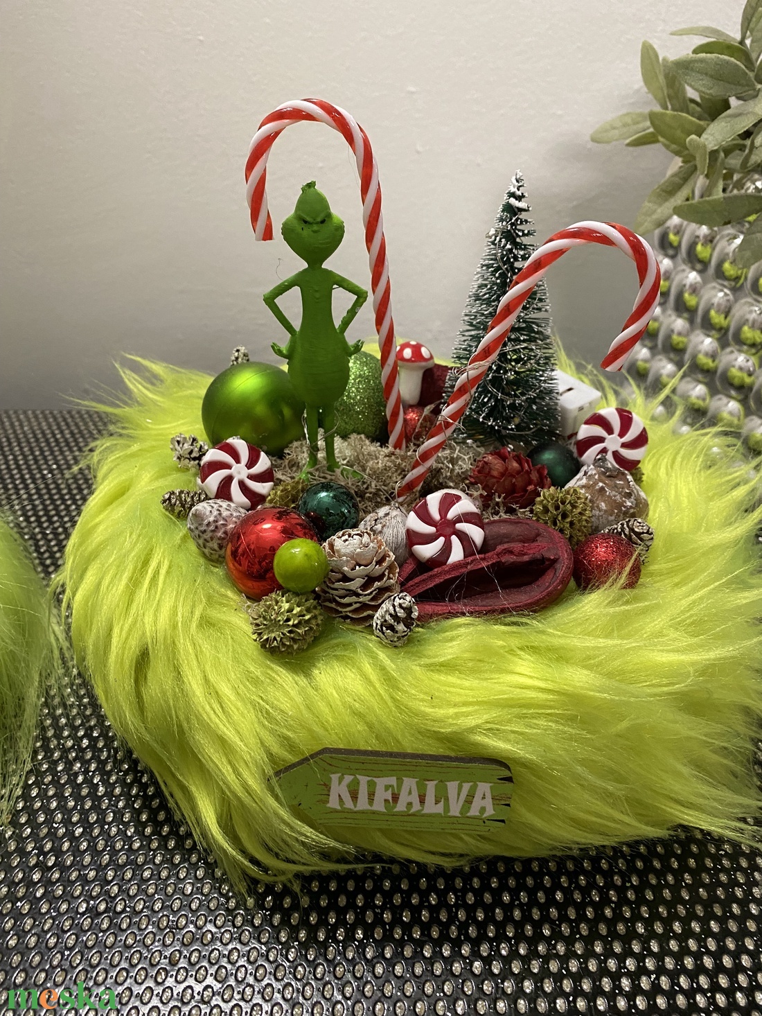 Grincs karácsonyi asztal disz - karácsony - adventi díszek - adventi asztaldísz - Meska.hu Grincs karácsonyi asztal disz - karácsony - adventi díszek - adventi asztaldísz - Meska.hu