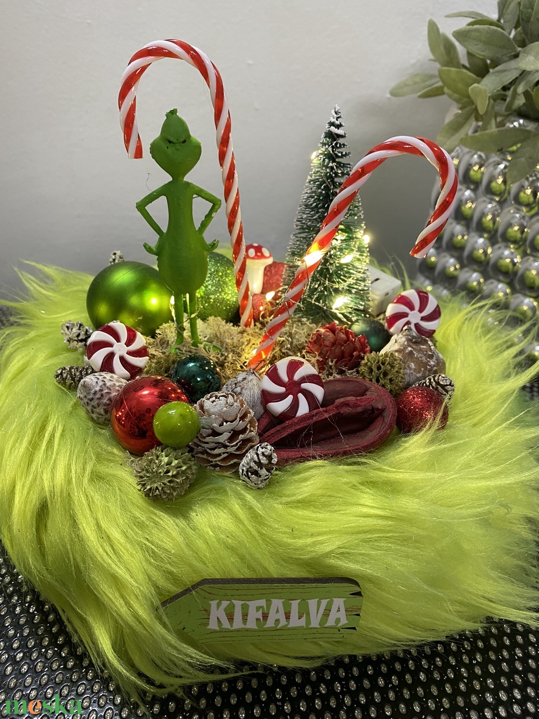 Grincs karácsonyi asztal disz - karácsony - adventi díszek - adventi asztaldísz - Meska.hu Grincs karácsonyi asztal disz - karácsony - adventi díszek - adventi asztaldísz - Meska.hu