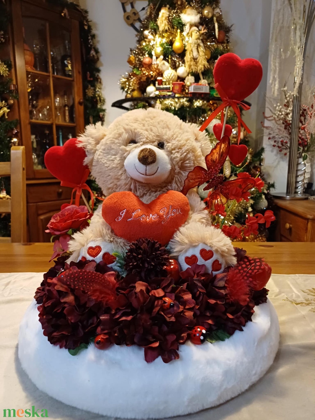 mackós Valentin napi koszorú - otthon & életmód - dekoráció - ajtó- és ablak dekoráció - ablakdísz - Meska.hu mackós Valentin napi koszorú - otthon & életmód - dekoráció - ajtó- és ablak dekoráció - ablakdísz - Meska.hu