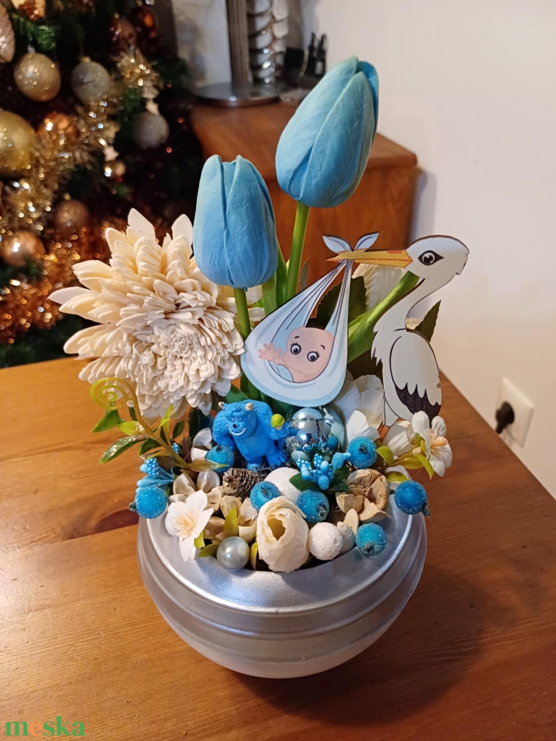 Disney  szörny RT. babaváró asztal disz  - otthon & életmód - dekoráció - asztal és polc dekoráció - asztaldísz - Meska.hu