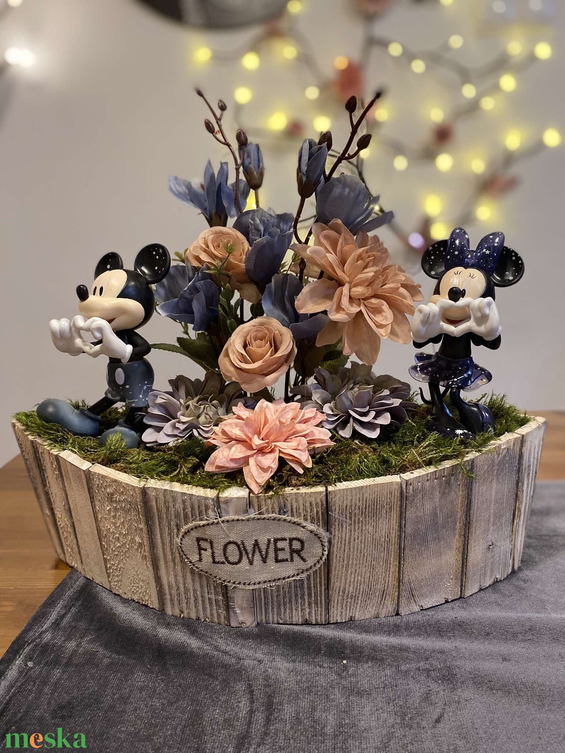Disney Mickey and Minnie   asztal disz  - otthon & életmód - dekoráció - asztal és polc dekoráció - dekorációs tál, tartó - Meska.hu