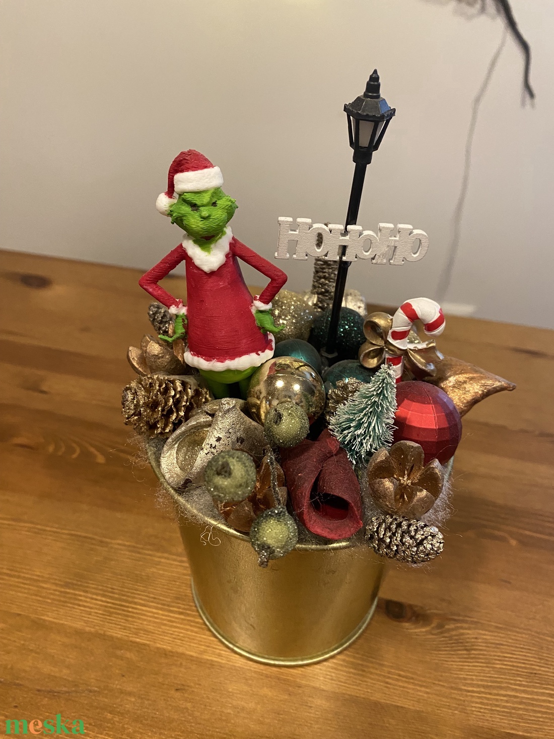 Grincs karácsonyi asztaldísz - karácsony - adventi díszek - adventi koszorú - Meska.hu Grincs karácsonyi asztaldísz - karácsony - adventi díszek - adventi koszorú - Meska.hu