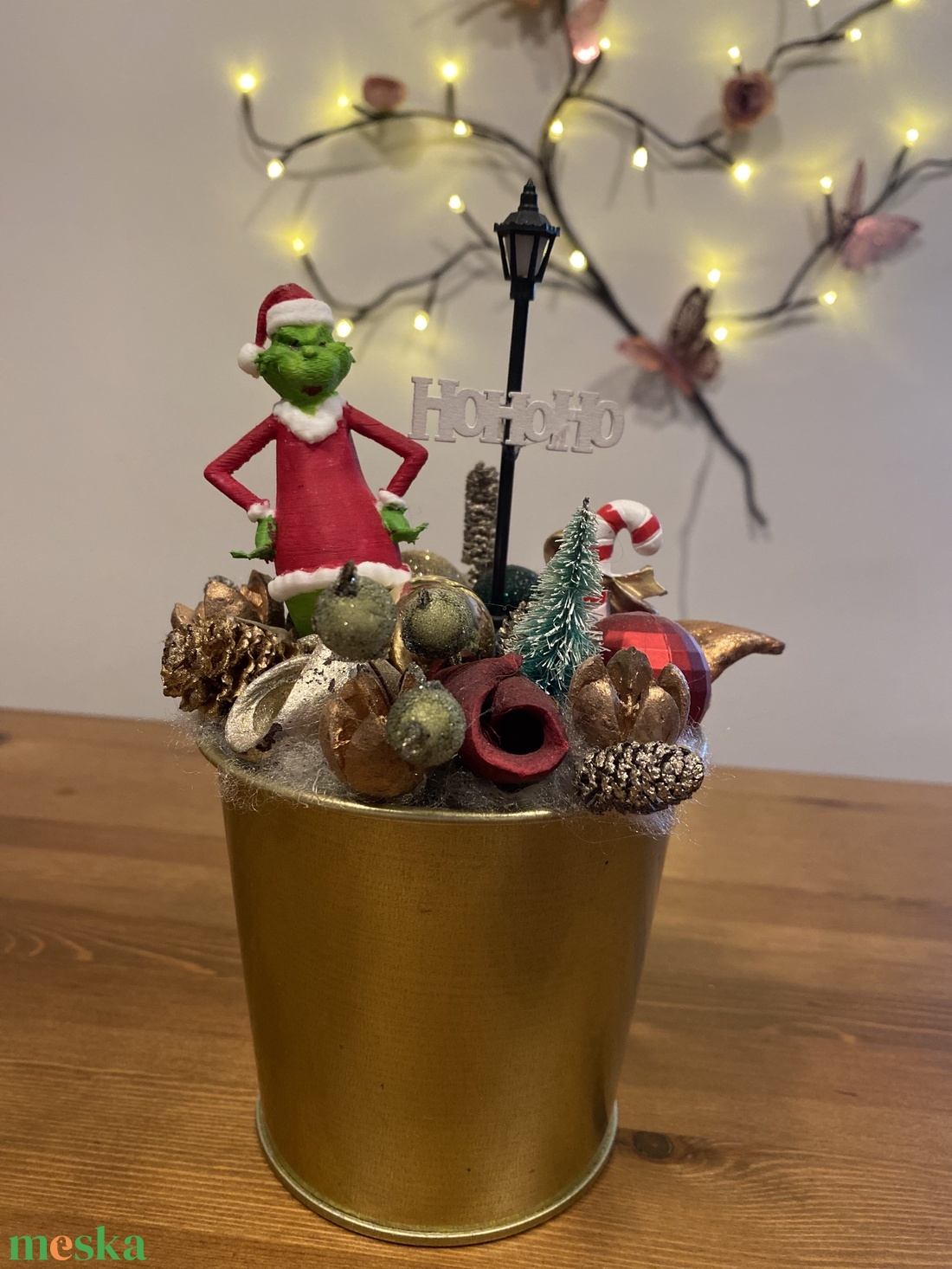 Grincs karácsonyi asztaldísz - karácsony - adventi díszek - adventi koszorú - Meska.hu Grincs karácsonyi asztaldísz - karácsony - adventi díszek - adventi koszorú - Meska.hu