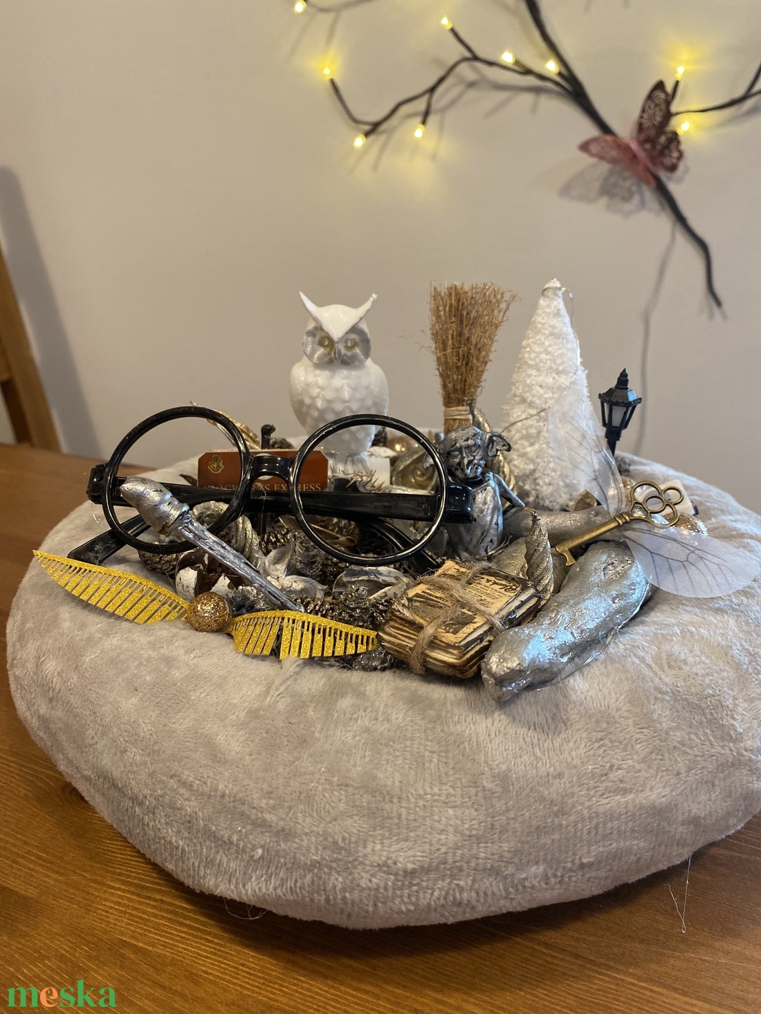 Harry Potter karácsonyi asztal disz - karácsony - adventi díszek - adventi koszorú - Meska.hu Harry Potter karácsonyi asztal disz - karácsony - adventi díszek - adventi koszorú - Meska.hu