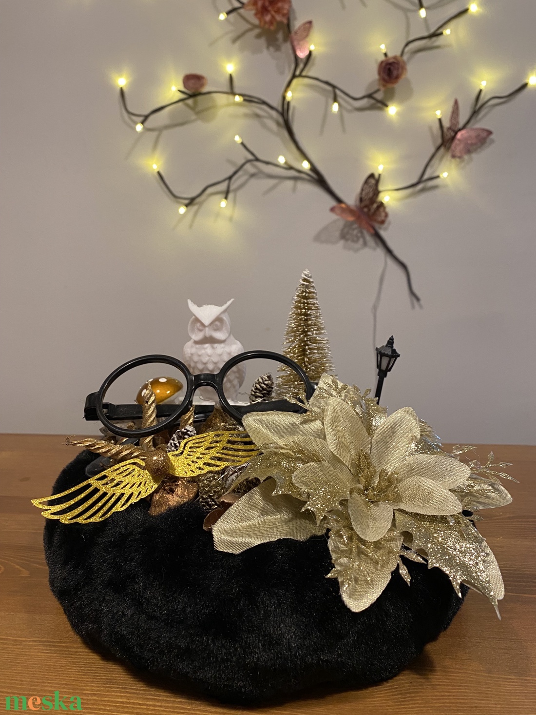 Harry Potter karácsonyi asztal disz - karácsony - adventi díszek - adventi koszorú - Meska.hu Harry Potter karácsonyi asztal disz - karácsony - adventi díszek - adventi koszorú - Meska.hu