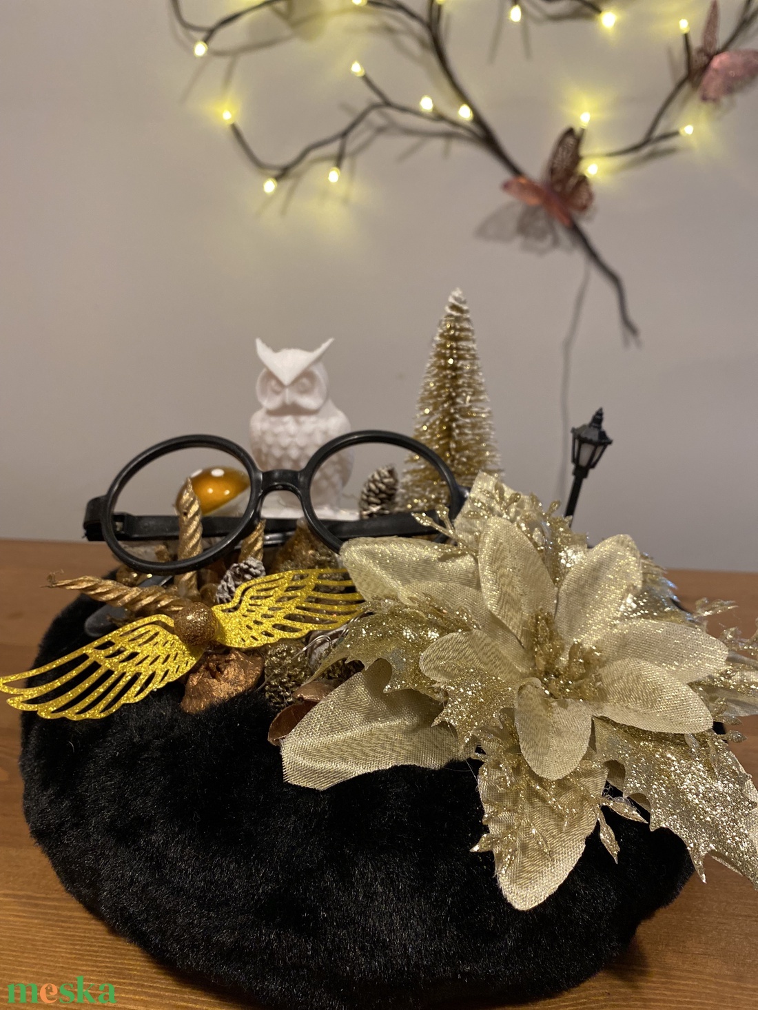 Harry Potter karácsonyi asztal disz - karácsony - adventi díszek - adventi koszorú - Meska.hu Harry Potter karácsonyi asztal disz - karácsony - adventi díszek - adventi koszorú - Meska.hu