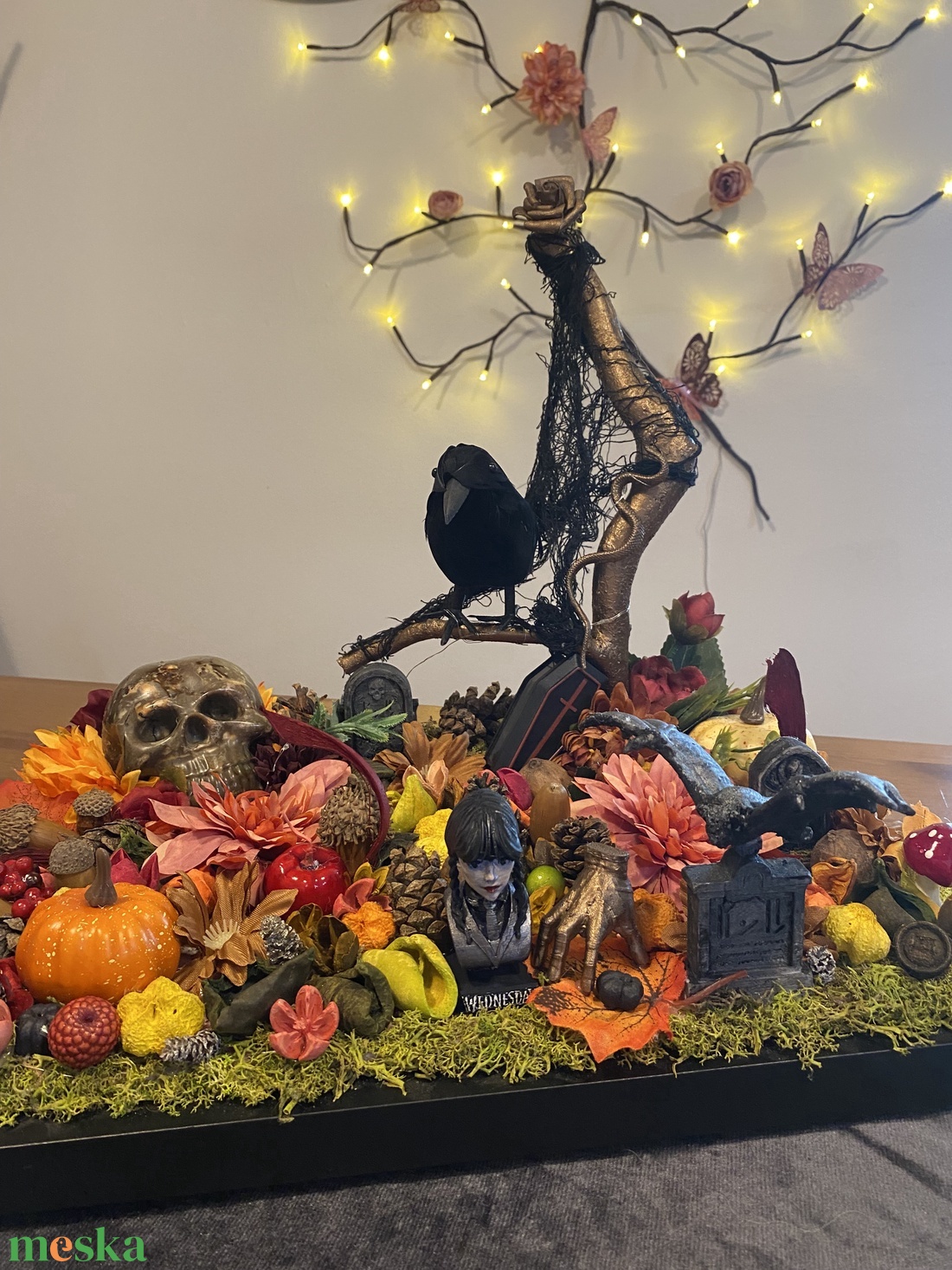 Wednesyday Halloween  őszi asztal dísz  -  - Meska.hu