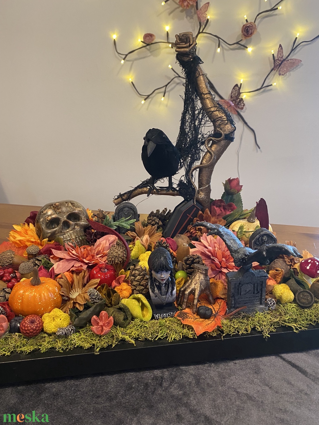 Wednesyday Halloween  őszi asztal dísz  -  - Meska.hu