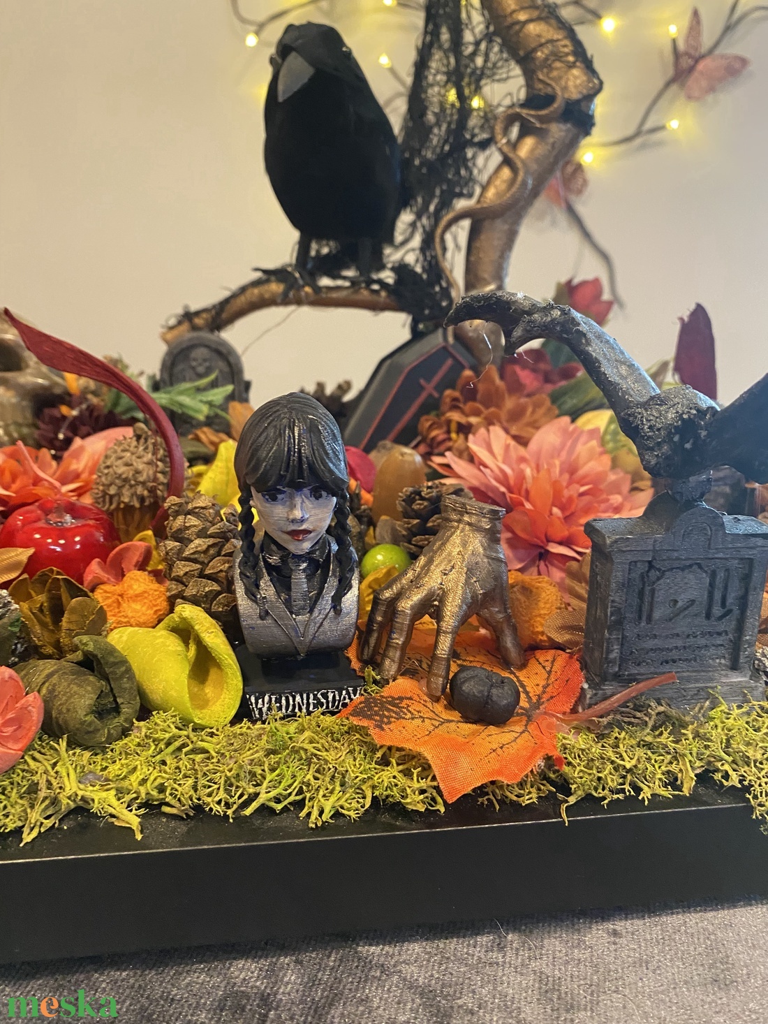 Wednesyday Halloween  őszi asztal dísz  -  - Meska.hu
