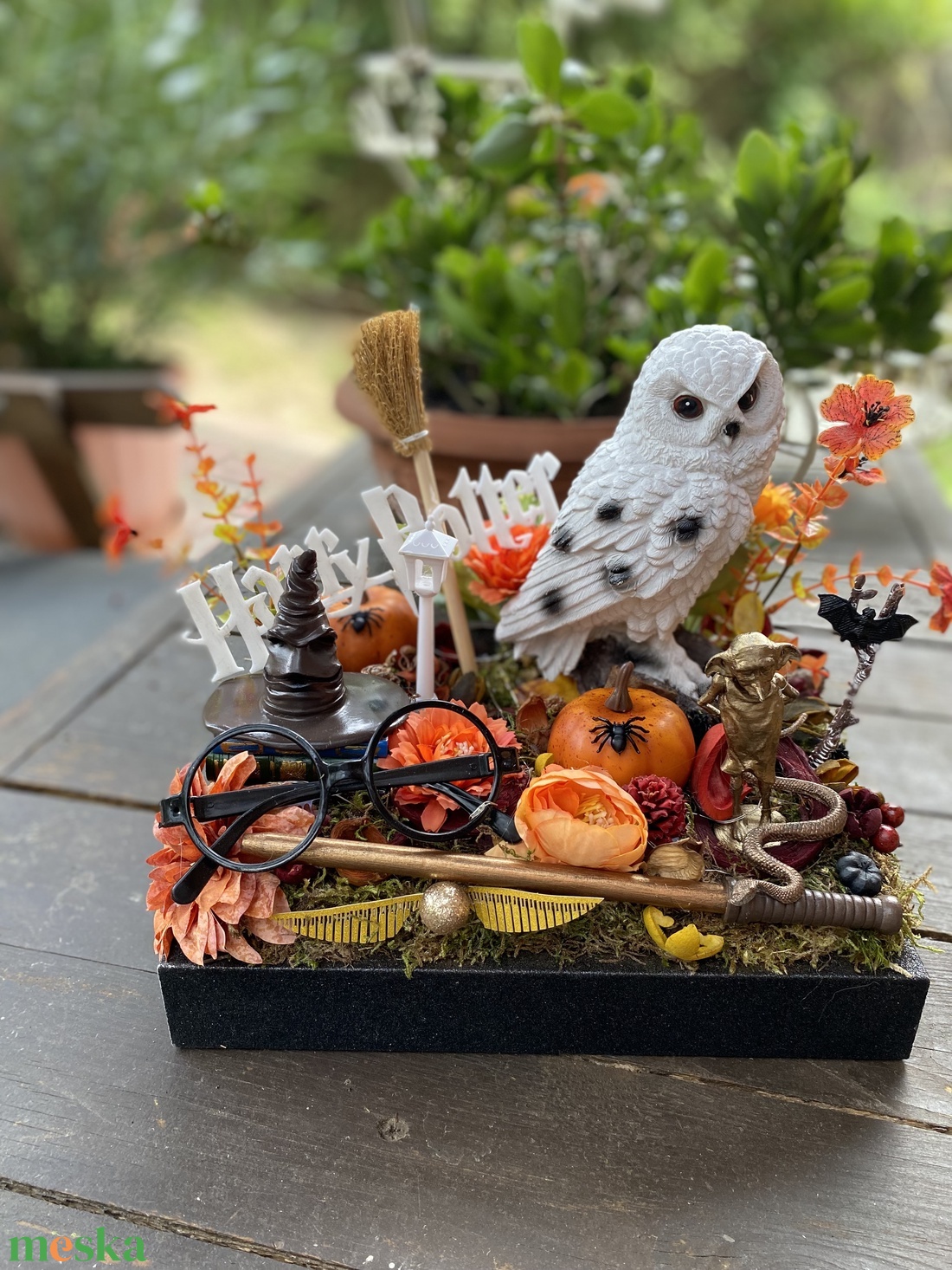 Harry Potter őszi asztal disz - otthon & életmód - dekoráció - halloween - halloweeni asztaldísz - Meska.hu Harry Potter őszi asztal disz - otthon & életmód - dekoráció - halloween - halloweeni asztaldísz - Meska.hu