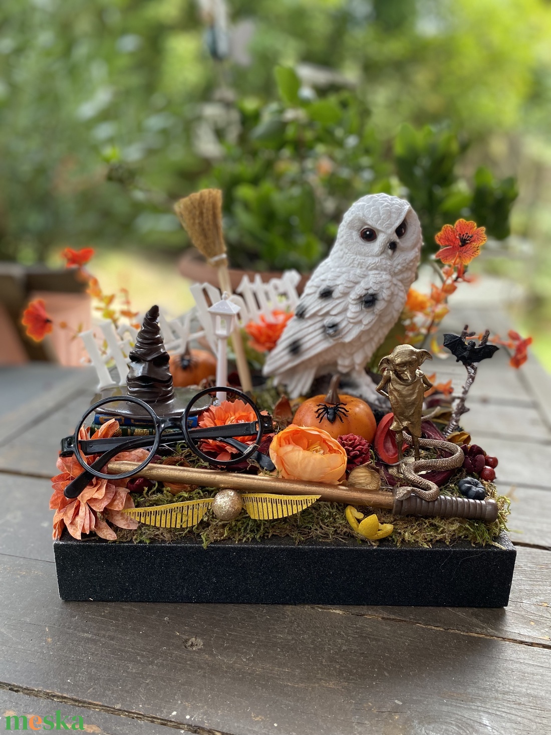 Harry Potter őszi asztal disz - otthon & életmód - dekoráció - halloween - halloweeni asztaldísz - Meska.hu Harry Potter őszi asztal disz - otthon & életmód - dekoráció - halloween - halloweeni asztaldísz - Meska.hu