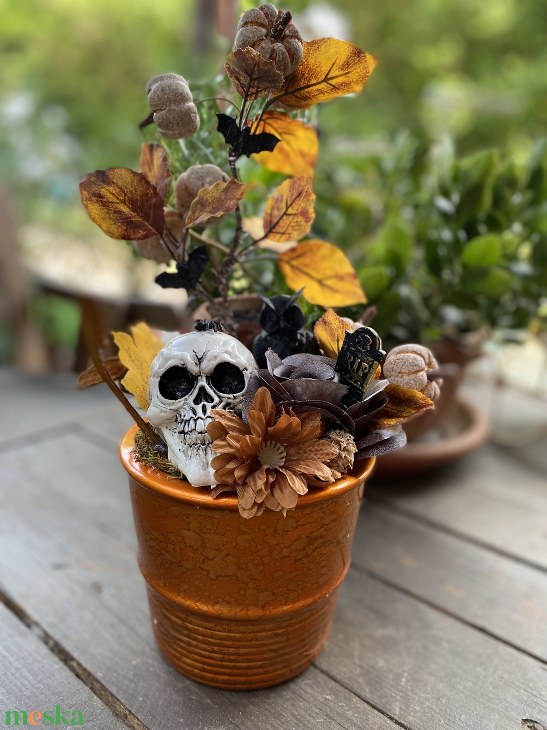 Őszi haloween asztaldísz - otthon & életmód - dekoráció - halloween - halloweeni asztaldísz - Meska.hu Őszi haloween asztaldísz - otthon & életmód - dekoráció - halloween - halloweeni asztaldísz - Meska.hu