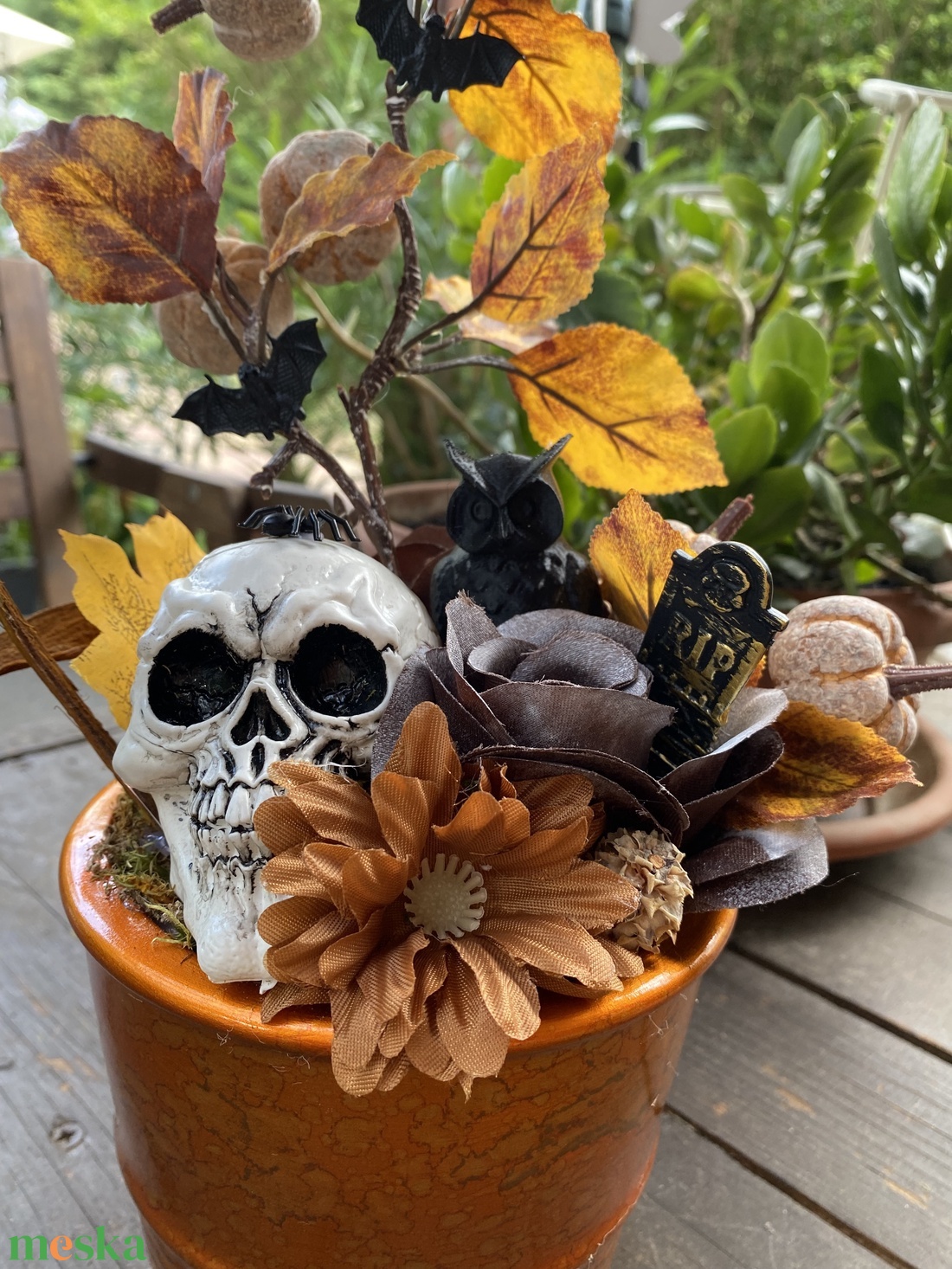 Őszi haloween asztaldísz - otthon & életmód - dekoráció - halloween - halloweeni asztaldísz - Meska.hu Őszi haloween asztaldísz - otthon & életmód - dekoráció - halloween - halloweeni asztaldísz - Meska.hu