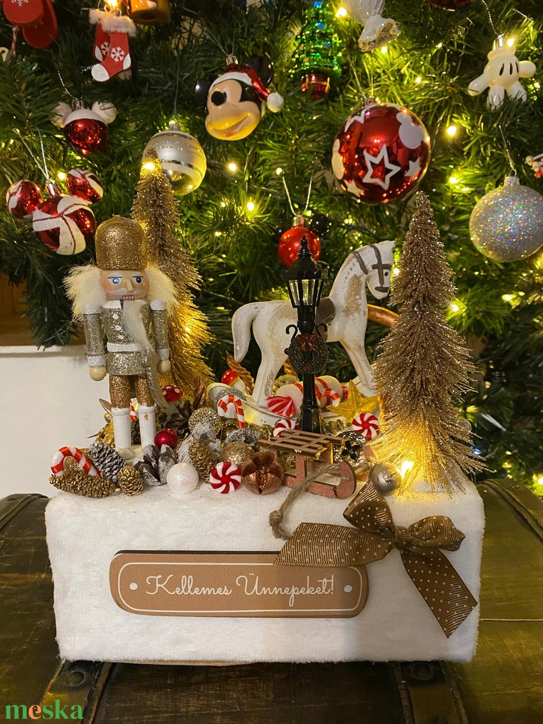 Diótörö karácsonyi asztaldísz - karácsony - adventi díszek - adventi asztaldísz - Meska.hu Diótörö karácsonyi asztaldísz - karácsony - adventi díszek - adventi asztaldísz - Meska.hu