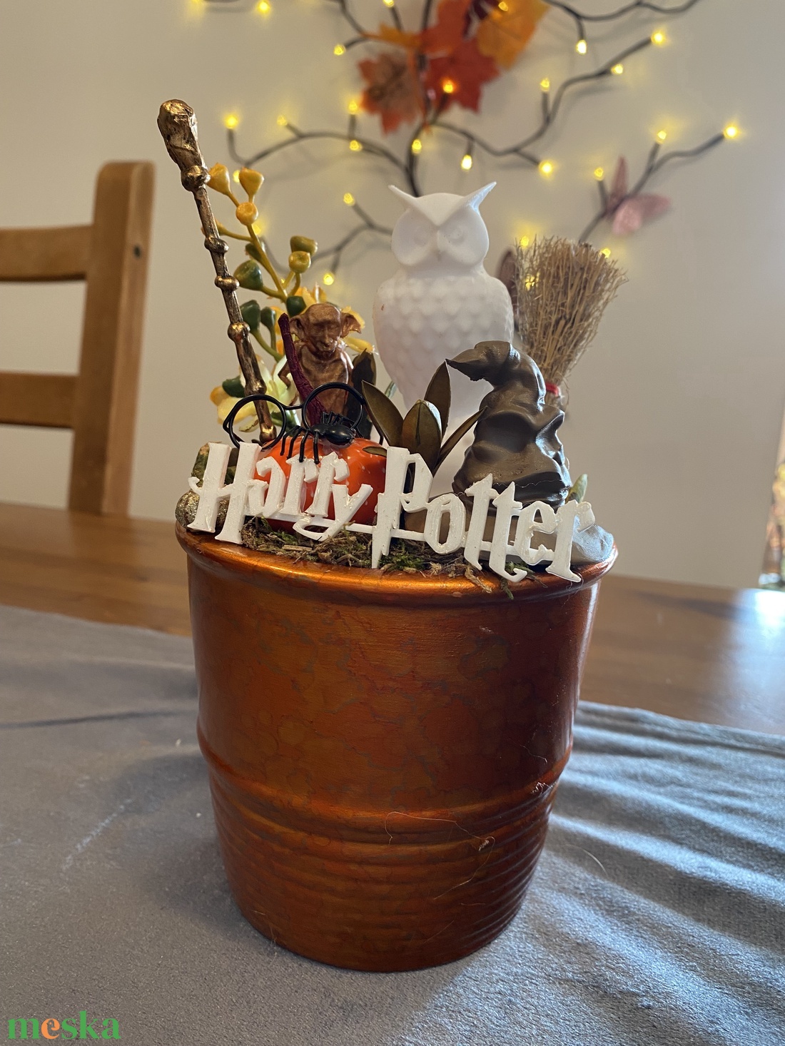 Harry Potter Halloween őszi asztal disz  - otthon & életmód - dekoráció - halloween - halloweeni ajtódíszek és ablakdíszek - Meska.hu