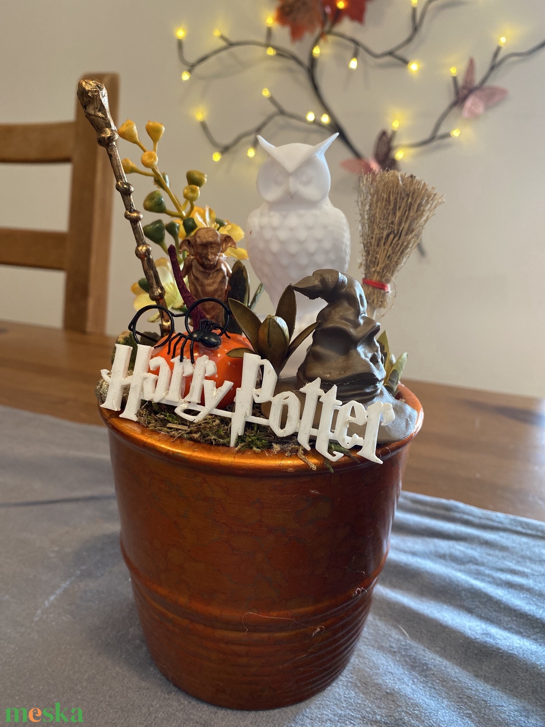 Harry Potter Halloween őszi asztal disz  - otthon & életmód - dekoráció - halloween - halloweeni ajtódíszek és ablakdíszek - Meska.hu