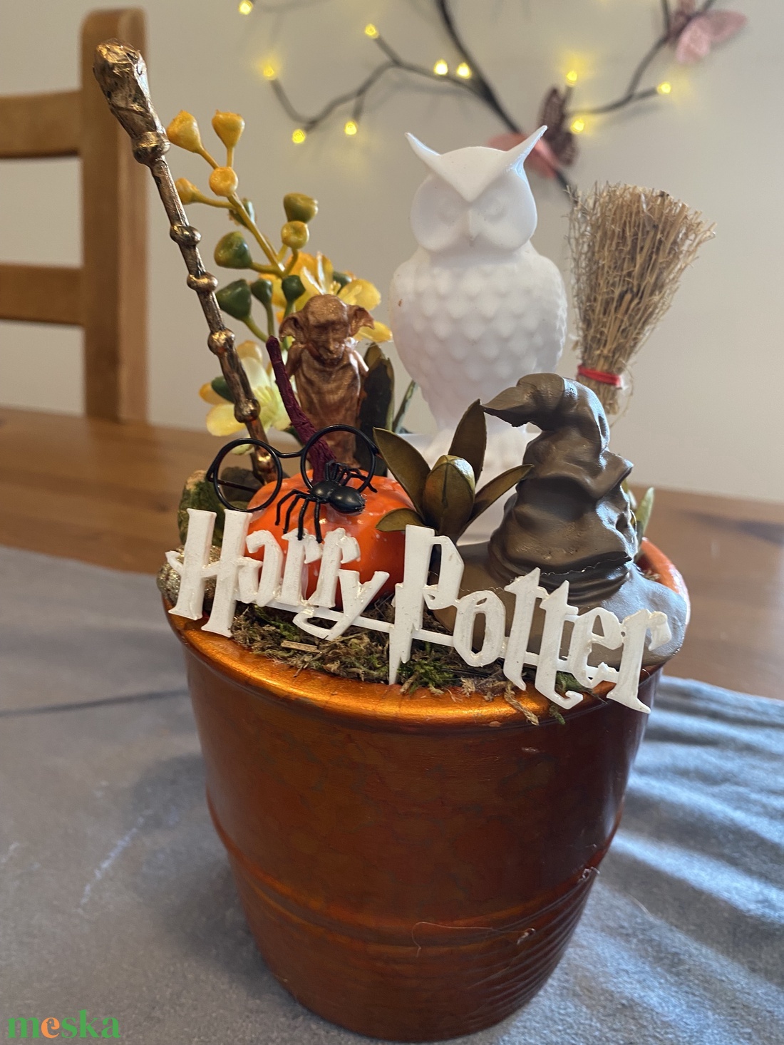 Harry Potter Halloween őszi asztal disz  - otthon & életmód - dekoráció - halloween - halloweeni ajtódíszek és ablakdíszek - Meska.hu
