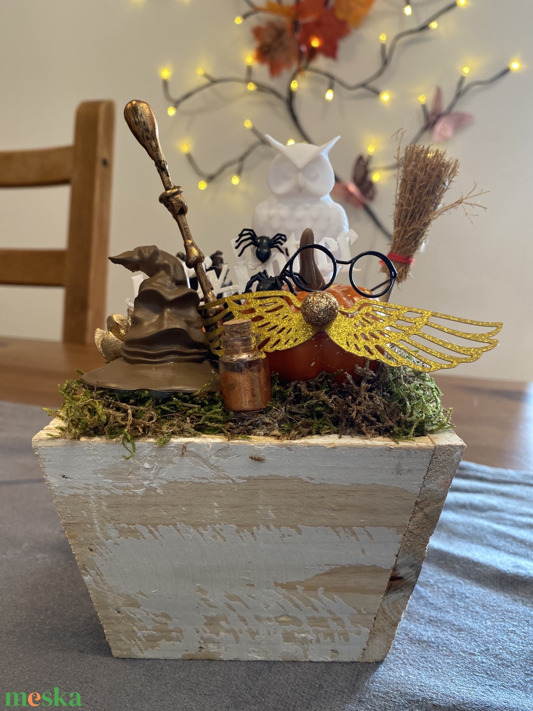 Harry Potter Halloween őszi asztal disz  - otthon & életmód - dekoráció - halloween - halloweeni ajtódíszek és ablakdíszek - Meska.hu