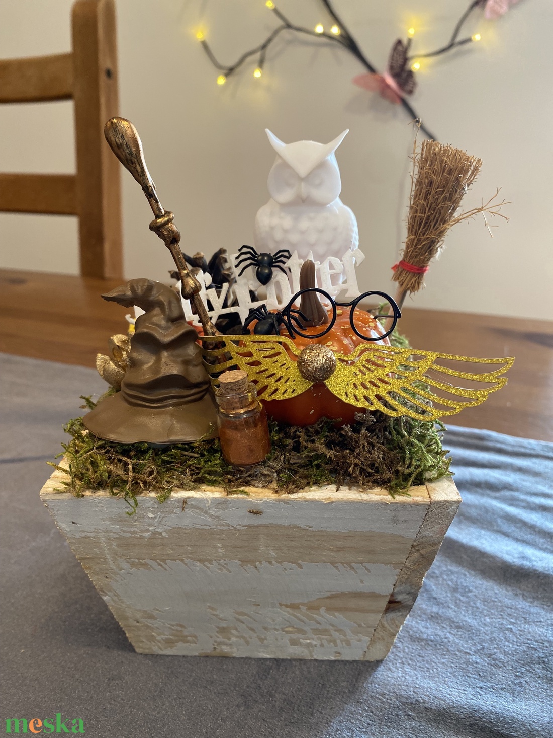 Harry Potter Halloween őszi asztal disz  - otthon & életmód - dekoráció - halloween - halloweeni ajtódíszek és ablakdíszek - Meska.hu