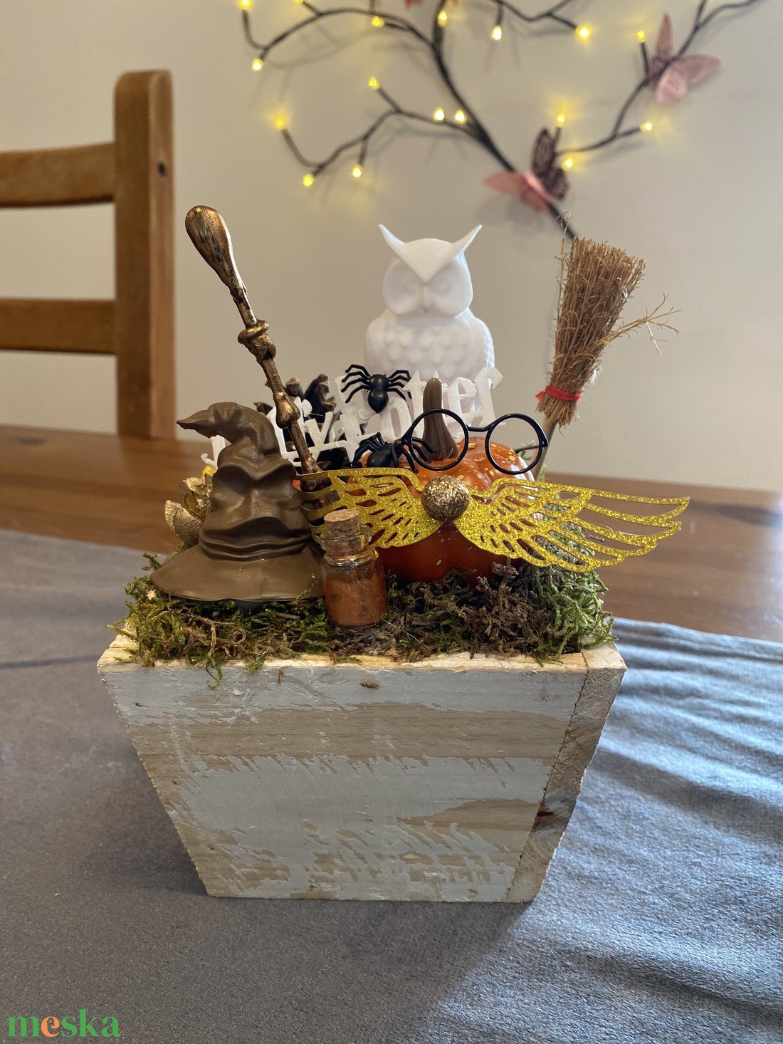Harry Potter Halloween őszi asztal disz  - otthon & életmód - dekoráció - halloween - halloweeni ajtódíszek és ablakdíszek - Meska.hu