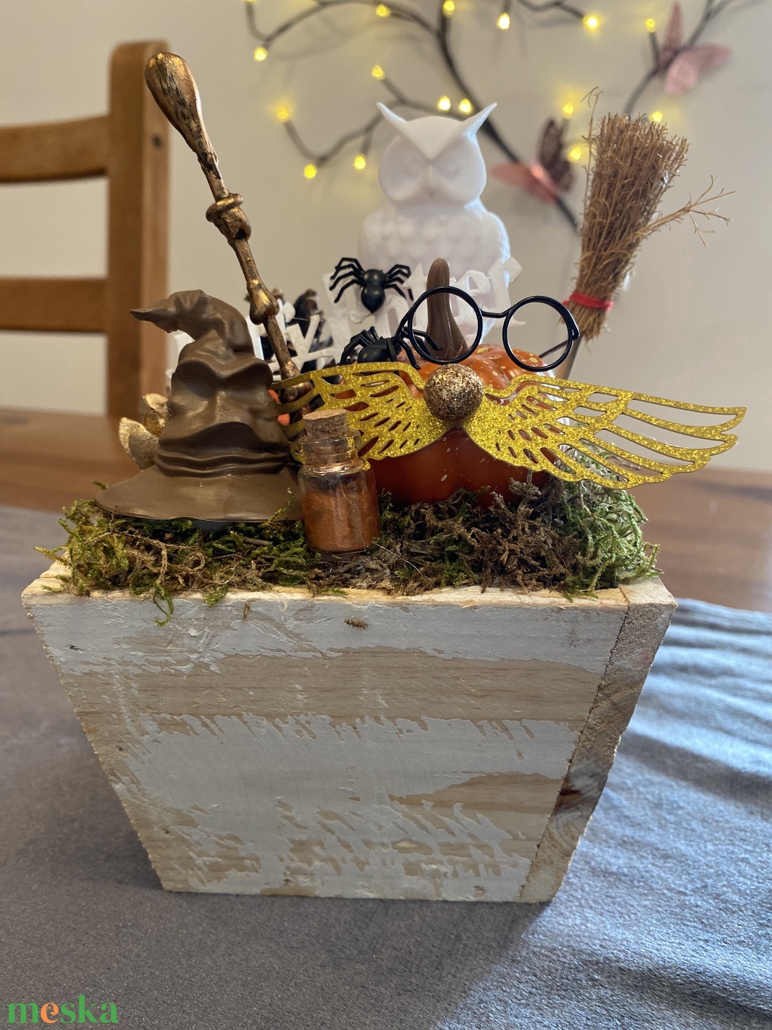 Harry Potter Halloween őszi asztal disz  - otthon & életmód - dekoráció - halloween - halloweeni ajtódíszek és ablakdíszek - Meska.hu