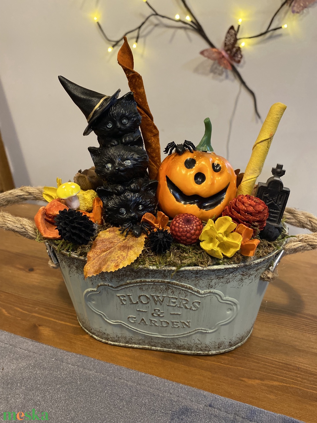Halloween öszi asztal disz - otthon & életmód - dekoráció - halloween - halloweeni ajtódíszek és ablakdíszek - Meska.hu Halloween öszi asztal disz - otthon & életmód - dekoráció - halloween - halloweeni ajtódíszek és ablakdíszek - Meska.hu