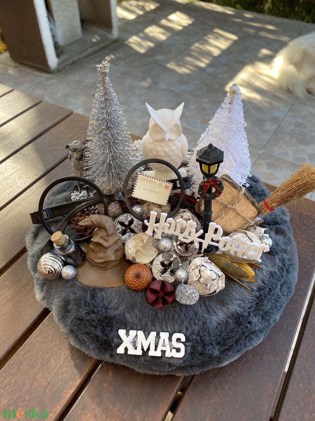 Harry Potter karácsonyi  asztal disz  - karácsony - karácsonyi lakásdekoráció - karácsonyi lakásdíszek - Meska.hu
